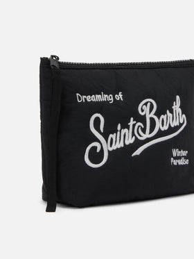 Pochette Aline Puffer in nylon imbottito nero