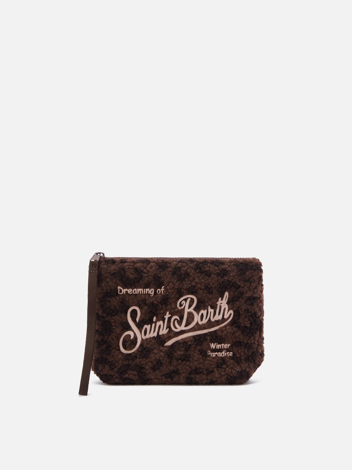 Aline teddy pochette con estampado de leopardo 