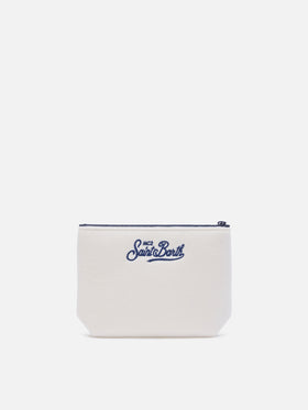 Off-white Aline Filz-pochette mit St. Moritz-Stickerei | Special edition 