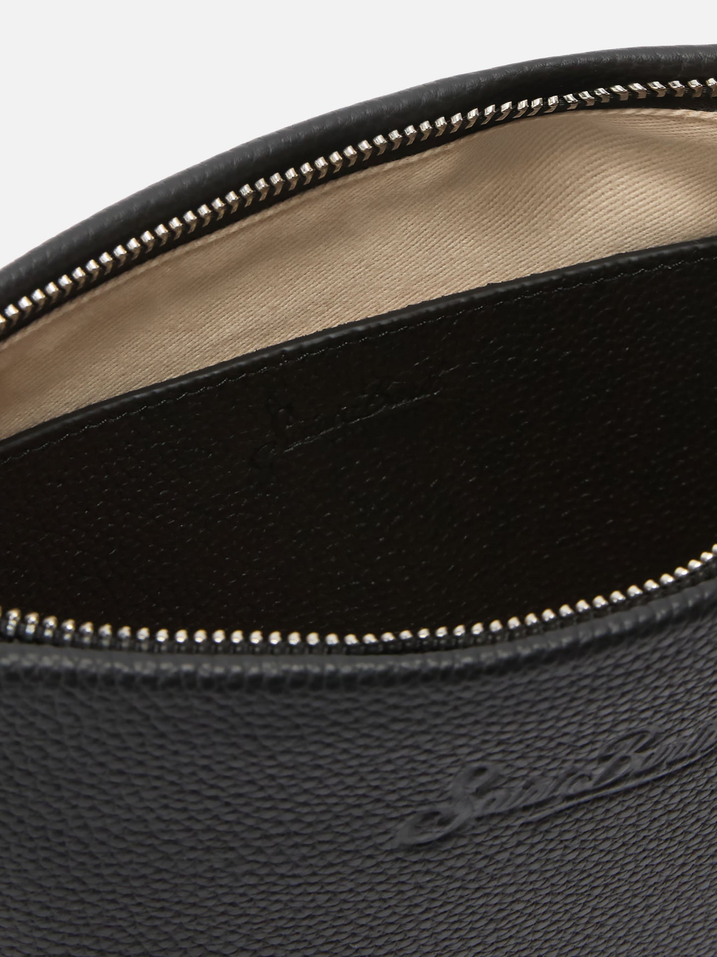 Pochette Aline Pouch in pelle nera