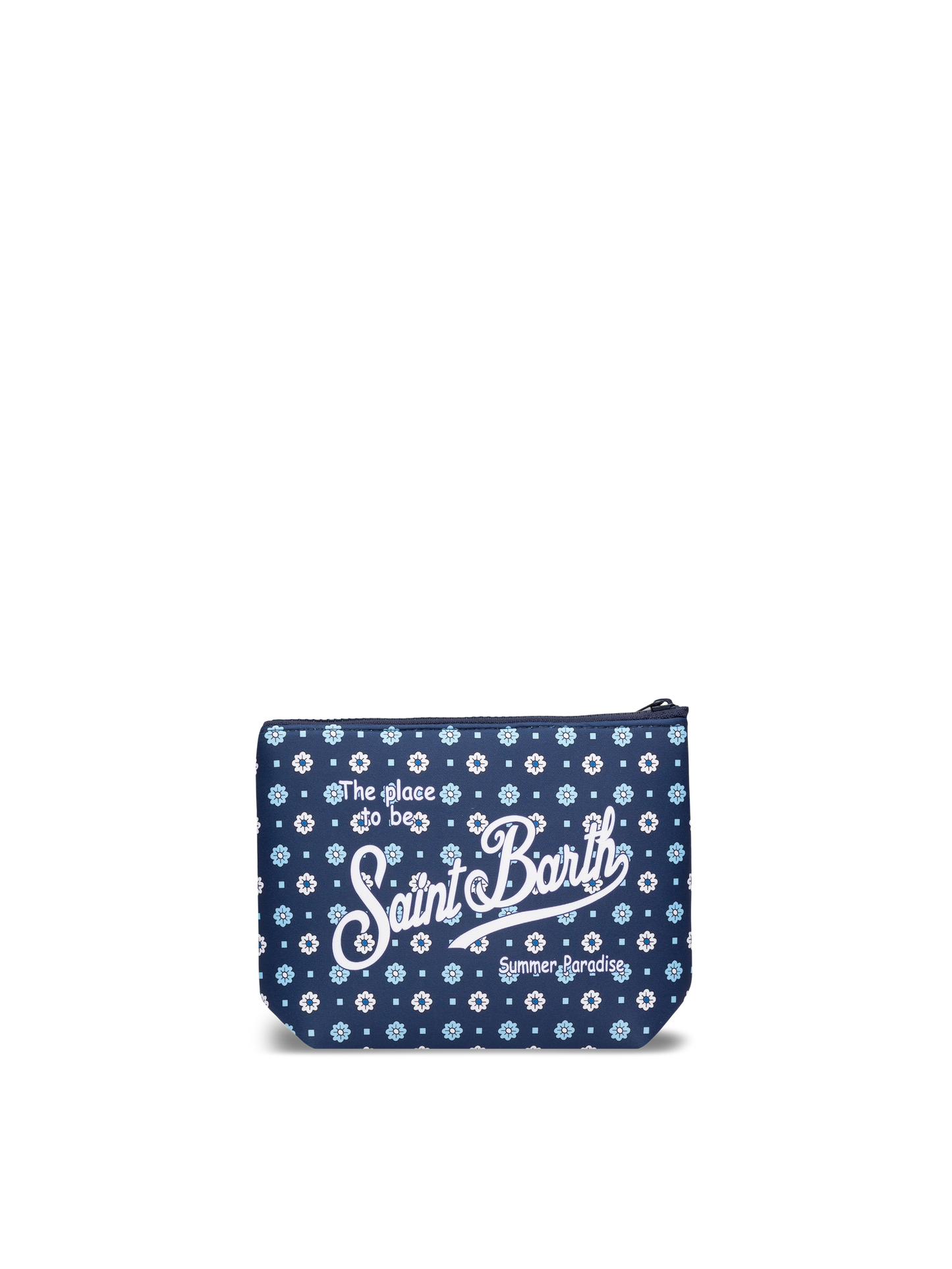 Aline Scuba-Pochette mit Mikro-Krawatten-Print