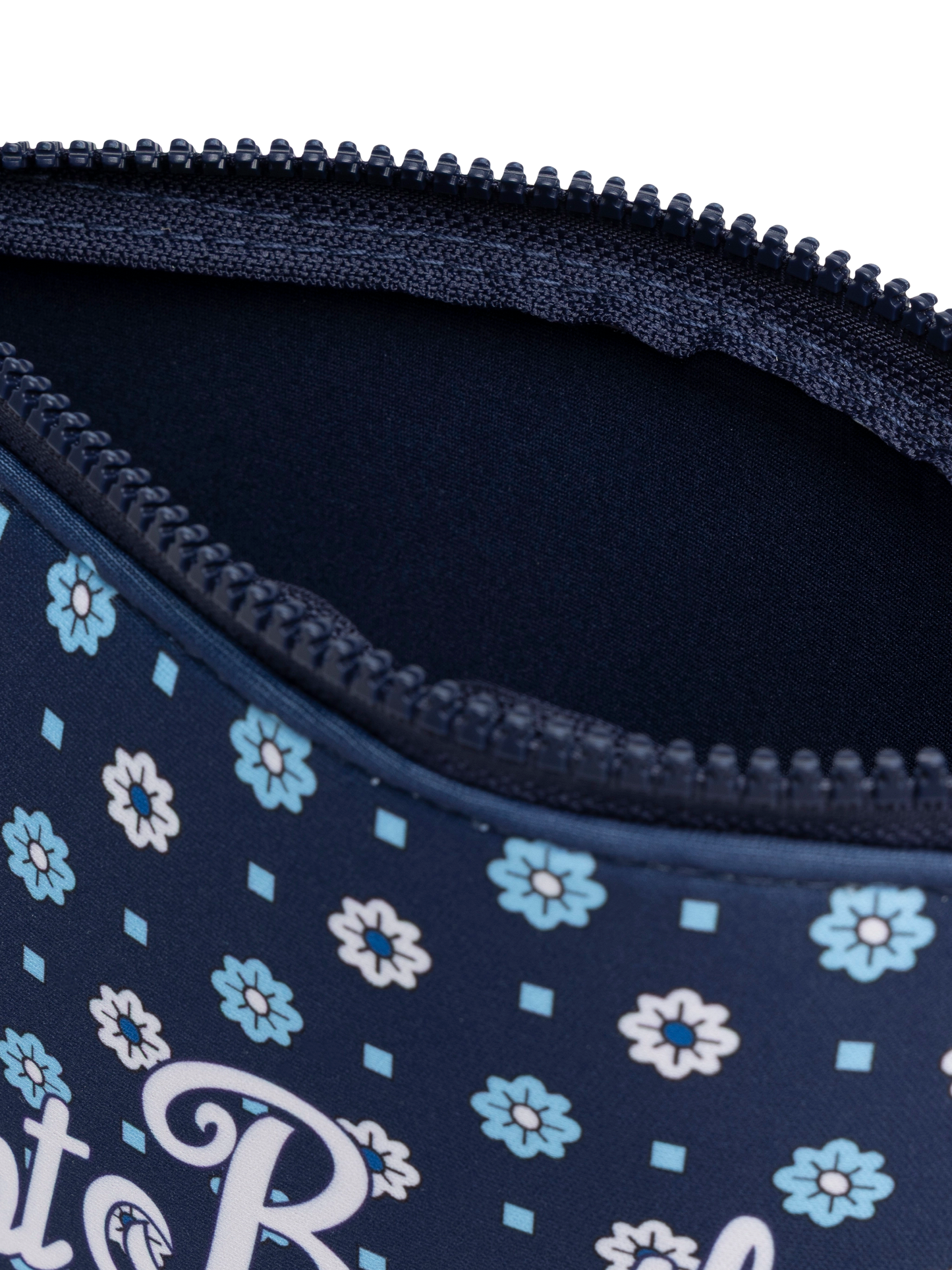 Aline Scuba-Pochette mit Mikro-Krawatten-Print