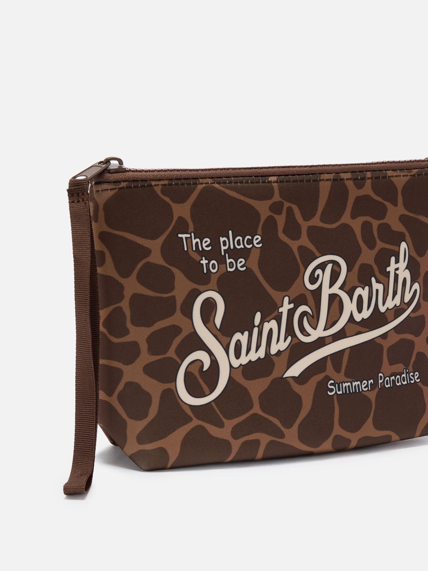 Aline scuba pouch with animal print