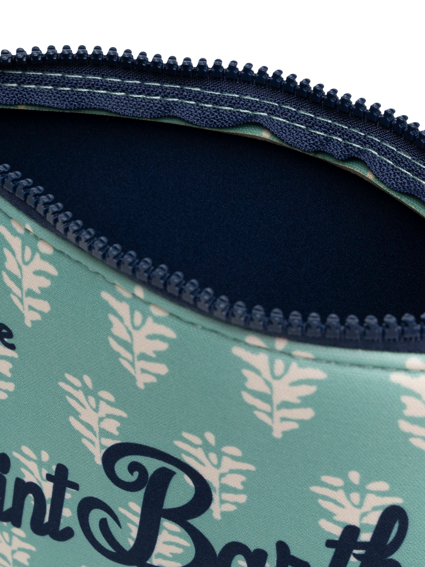 Pochette Aline in scuba con stampa floreale