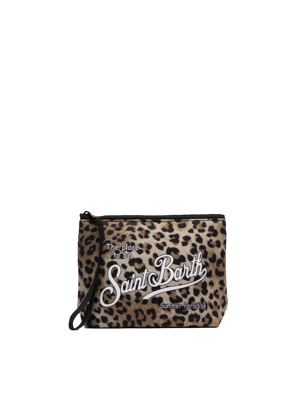 Aline Scuba-Pochette mit Animal-Print