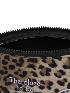 Aline Scuba-Pochette mit Animal-Print