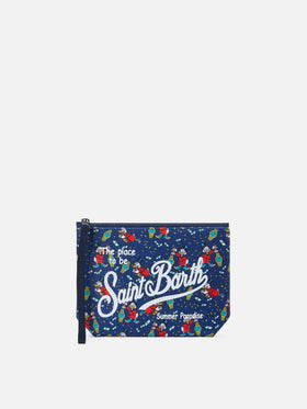 Aline Scuba-Pouch mit Scrooge Watch-Print | Special Edition 