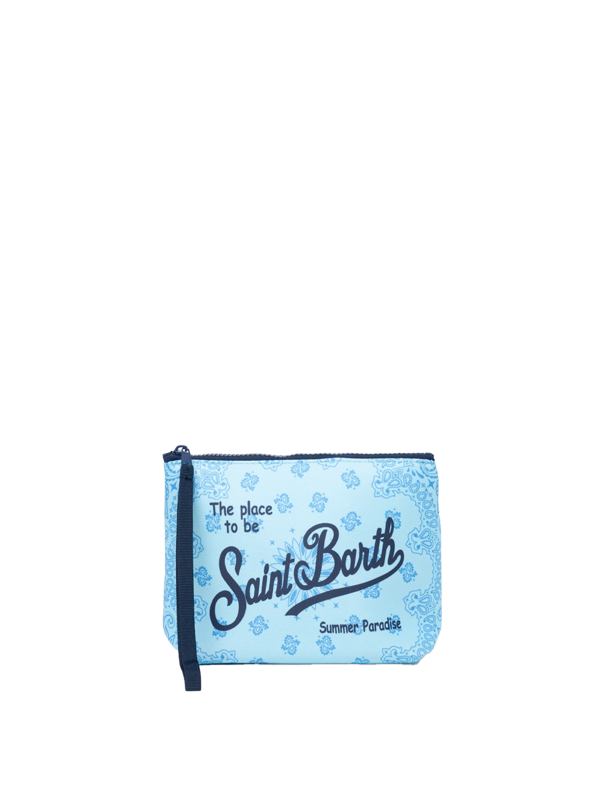 Aline scuba pochette with bandanna print