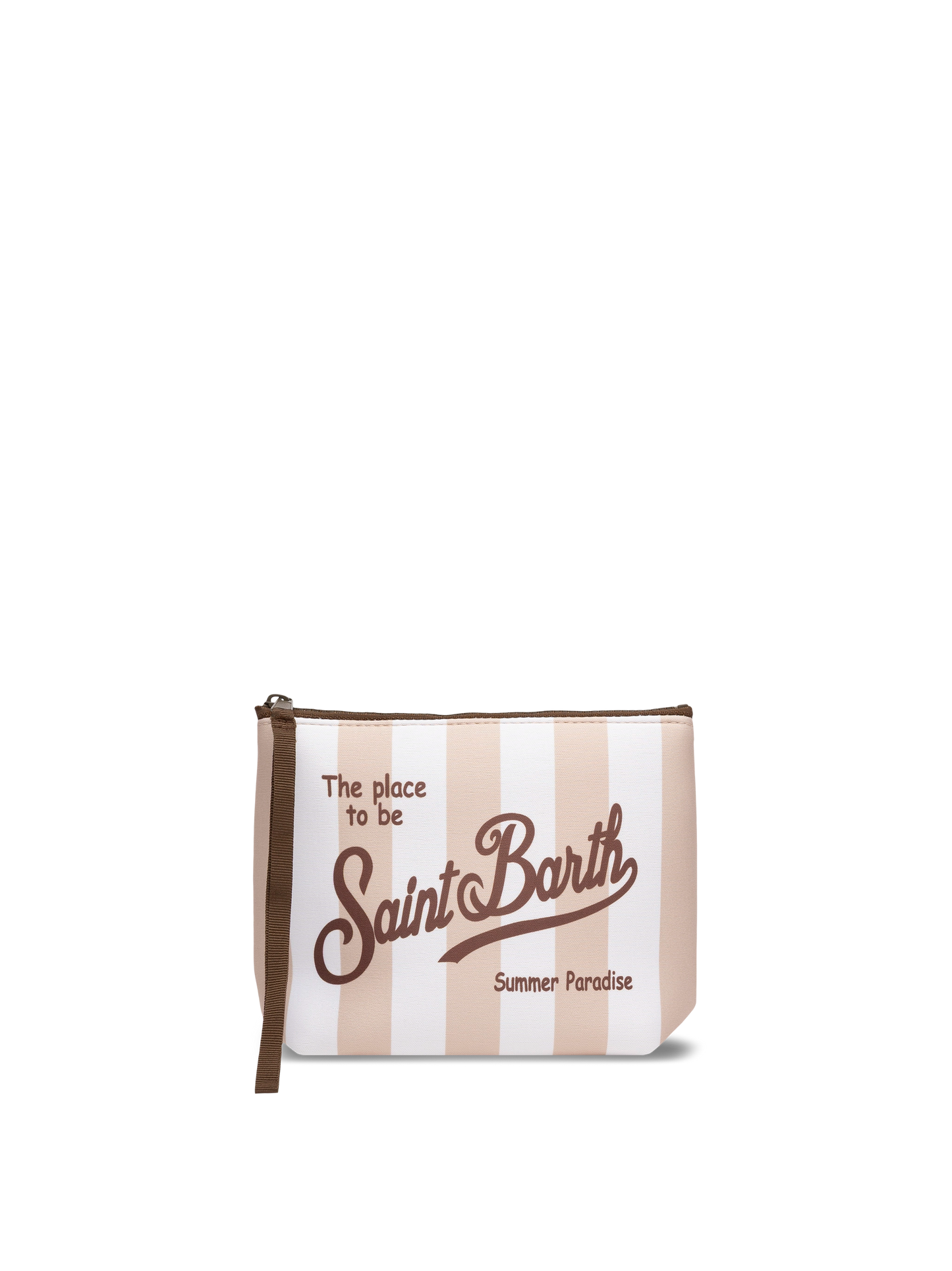 Aline Scuba-Pochette mit Streifendruck