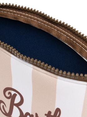 Aline Scuba-Pochette mit Streifendruck