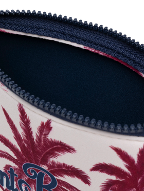 Pochette Aline in scuba con stampa toile de jouy | AI CO-CREATED DESIGN BY RICKDICK - POWERED BY RED-EYE