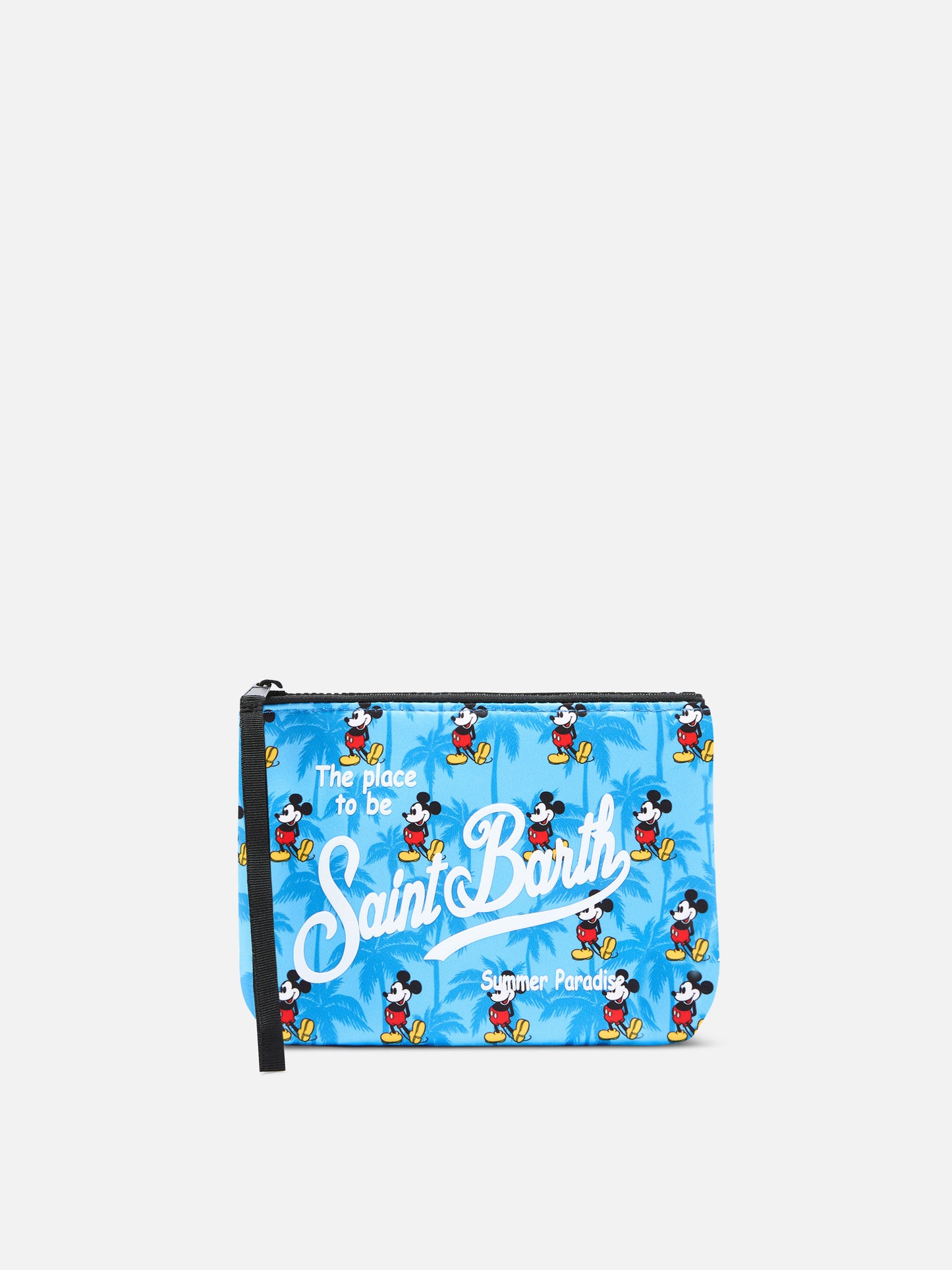 Pochette Aline in scuba con stampa Mickey palme | DISNEY SPECIAL EDITION