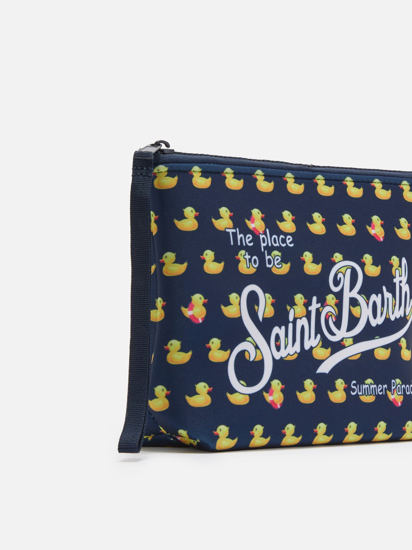 Aline scuba pouch with duck print