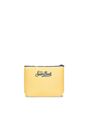 Aline scuba pochette with Miami postcard print