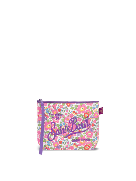 Aline scuba pochette with Betsy print | MADE WITH LIBERTY FABRIC - MC2 Saint Barth