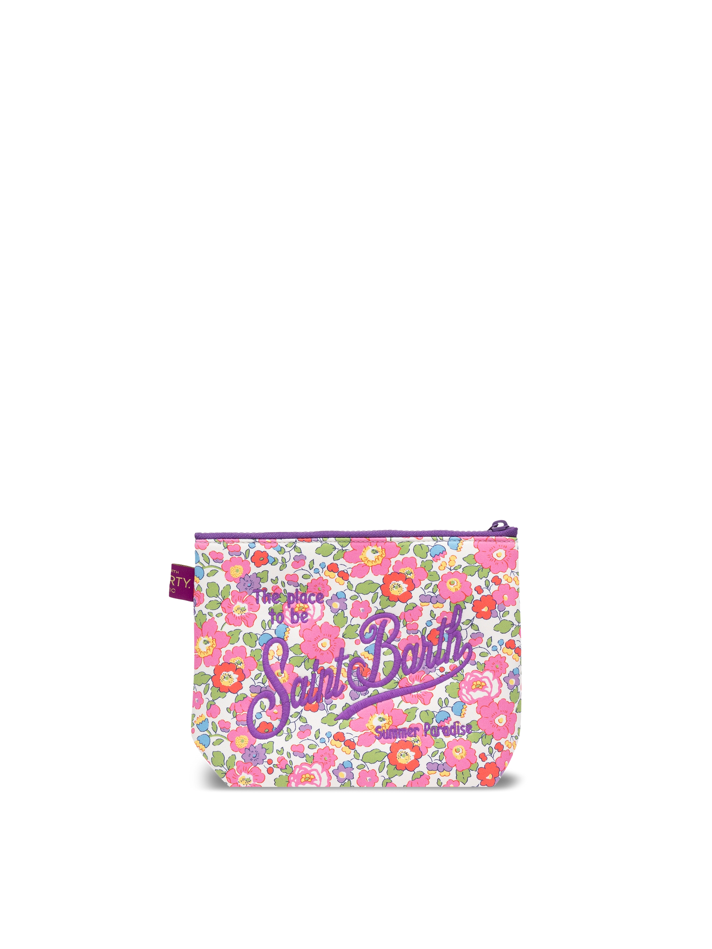 Aline scuba pochette with Betsy print | MADE WITH LIBERTY FABRIC - MC2 Saint Barth