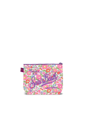 Aline scuba pochette with Betsy print | MADE WITH LIBERTY FABRIC - MC2 Saint Barth