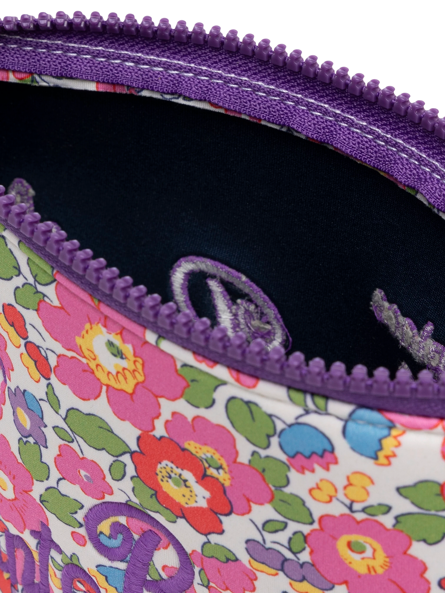 Aline scuba pochette with Betsy print | MADE WITH LIBERTY FABRIC - MC2 Saint Barth