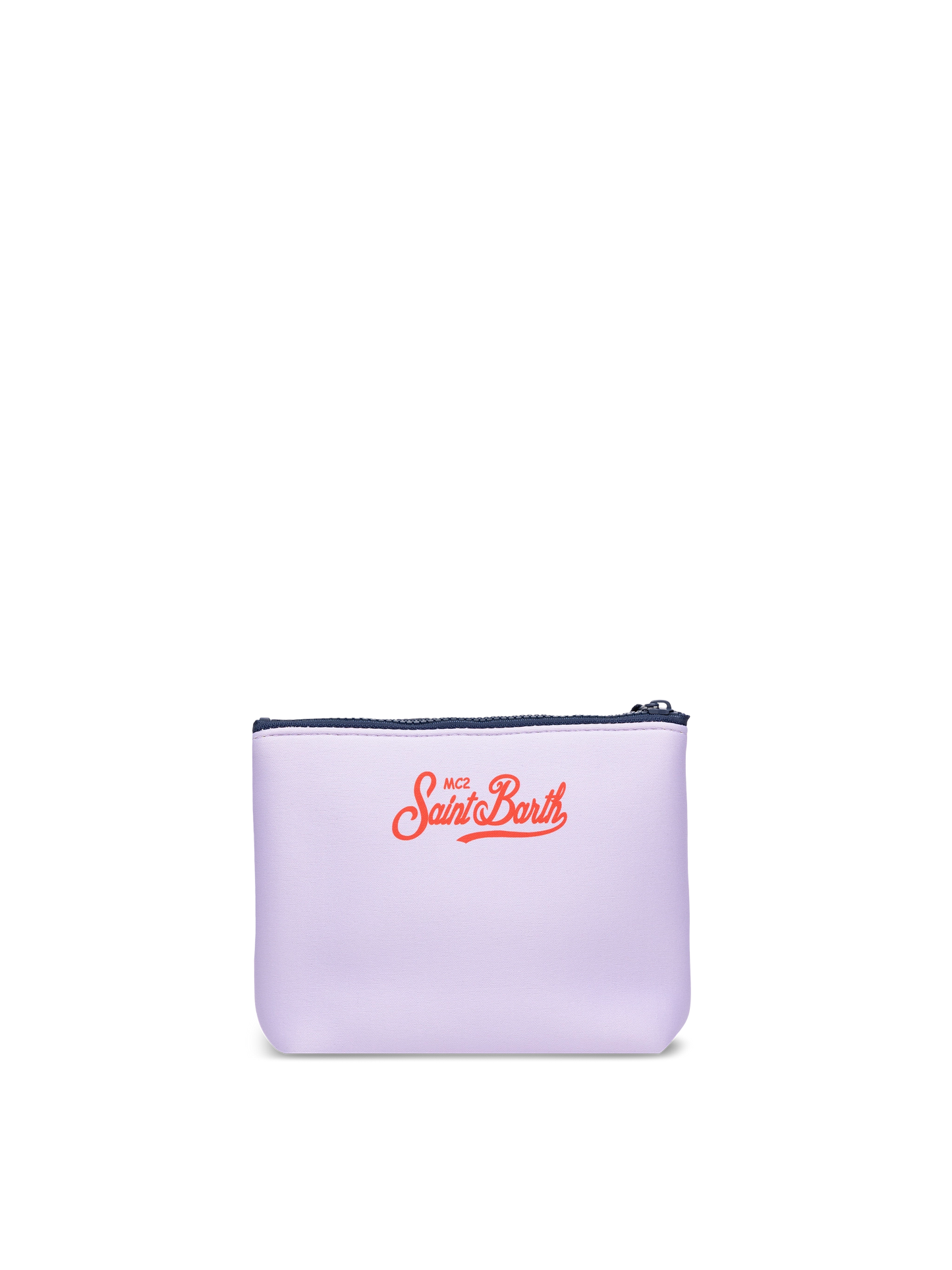 Aline scuba pochette with Saint Tropez postcard print