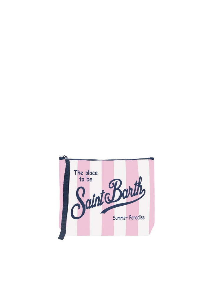 Aline Scuba-Pochette mit Streifendruck