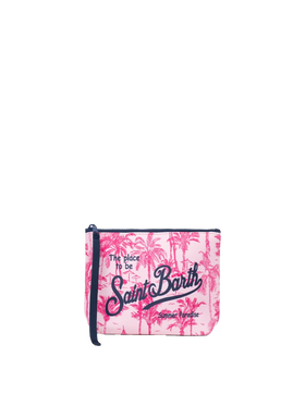 Aline Scuba-Pochette mit Toile-de-Jouy-Print