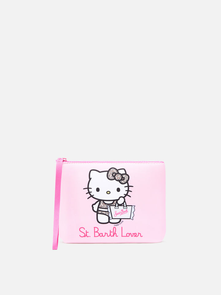 Pochette Aline in scuba con stampa Hello Kitty St. Barth Lover | Special Edition