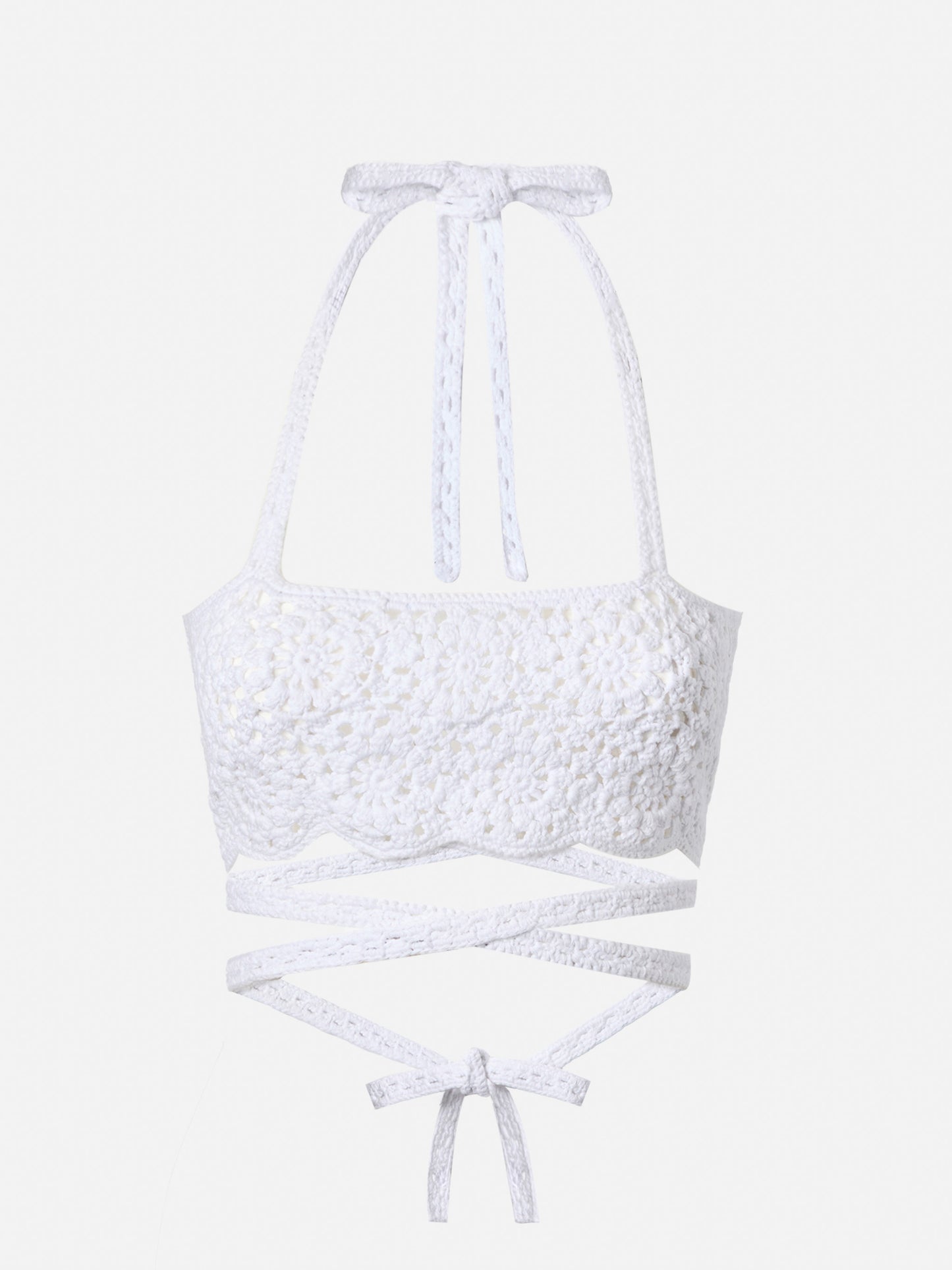 Handmade crochet flower top Alanis