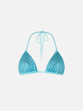 Damen-Triangel-Badeanzug Annabelle mit Strasssteinen