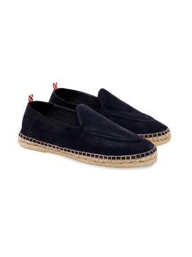 Espadrillas Armand in camoscio blu navy