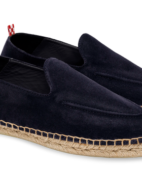 Espadrillas Armand in camoscio blu navy