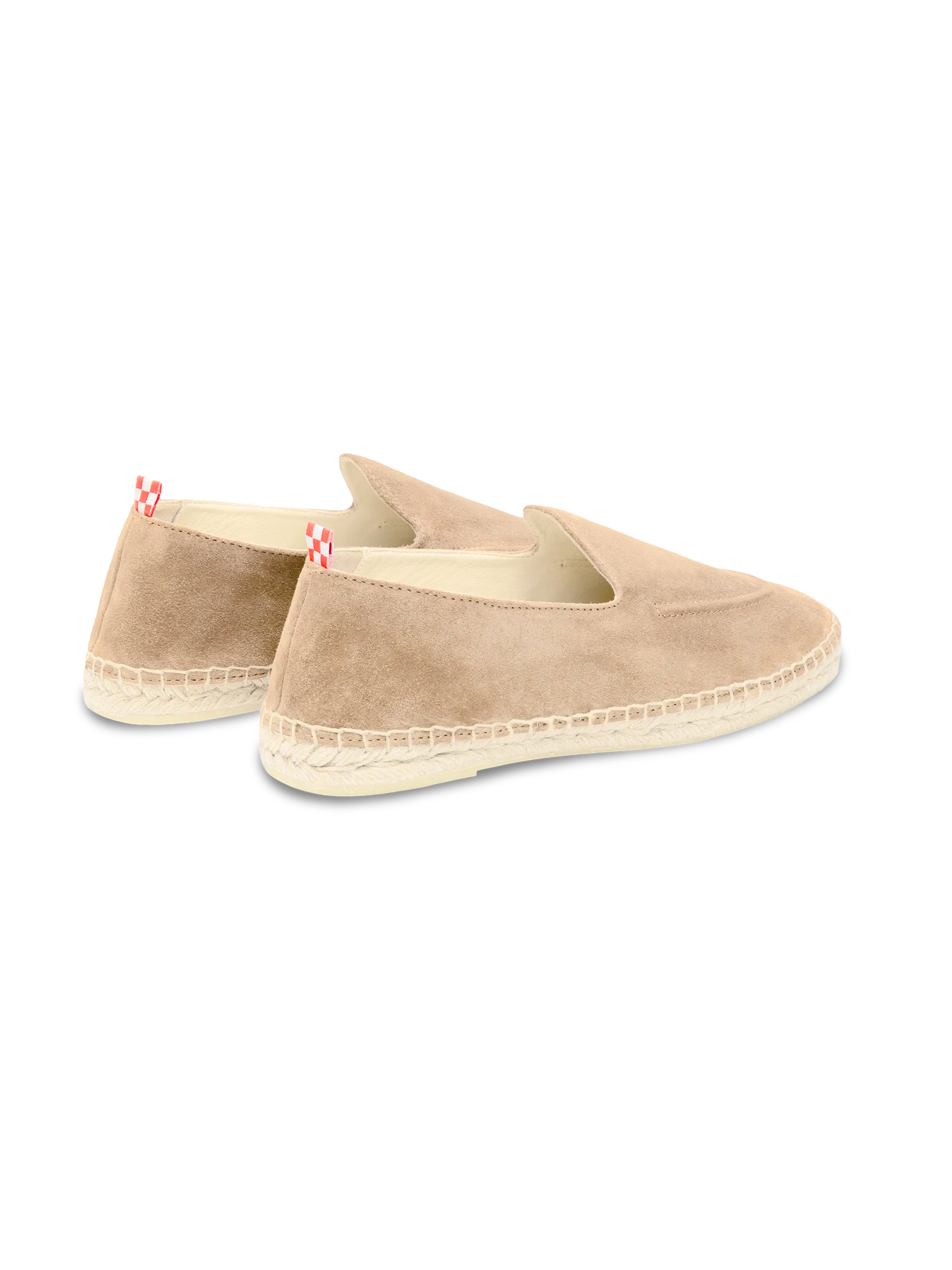 Beige Espadrilles Armand aus Wildleder