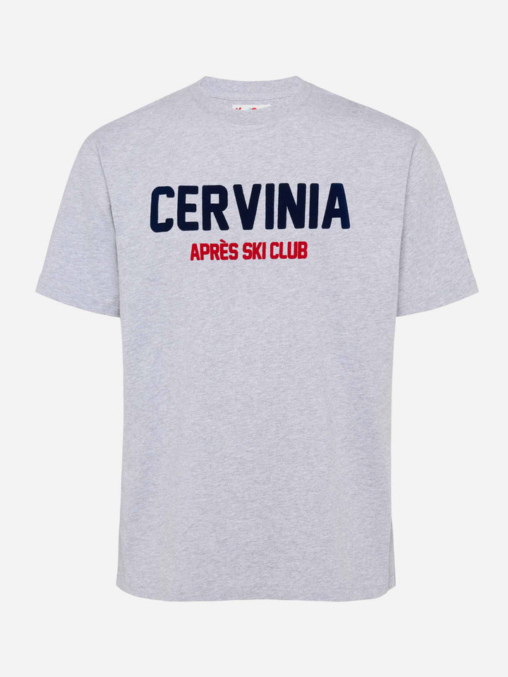 Winter cotton t-shirt Arnott with Cervinia Aprés Ski print - MC2 Saint Barth