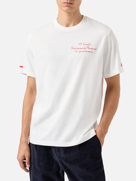 Winter cotton t-shirt Arnott with Praticamente Marocco... embroidery | YUPPIES SPECIAL EDITION
