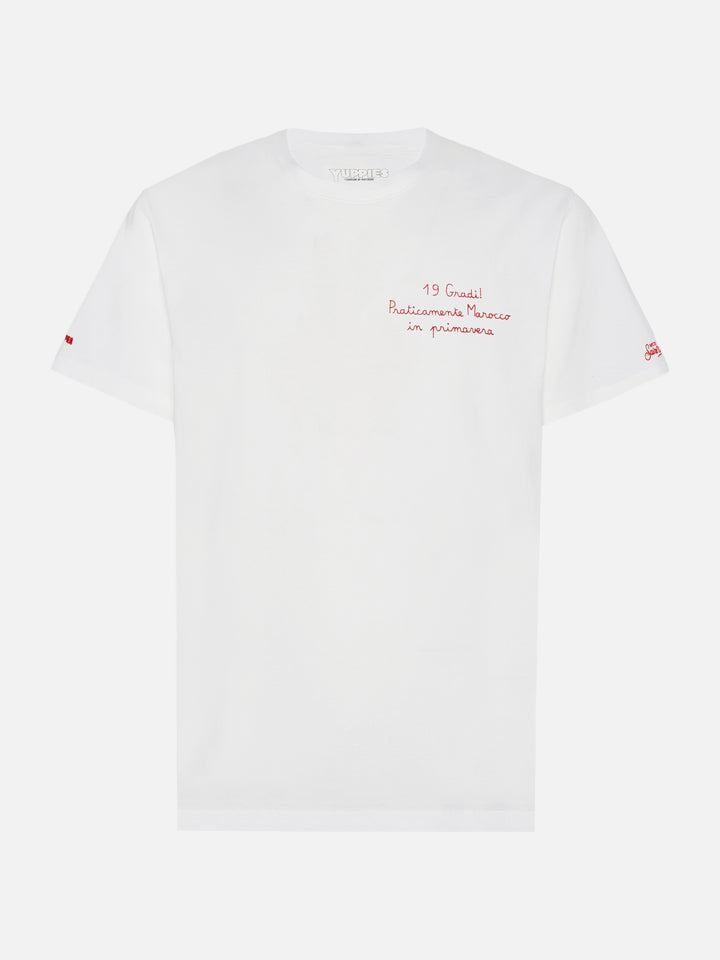 T-shirt in cotone invernale Arnott con ricamo Praticamente Marocco... | YUPPIES EDIZIONE SPECIALE