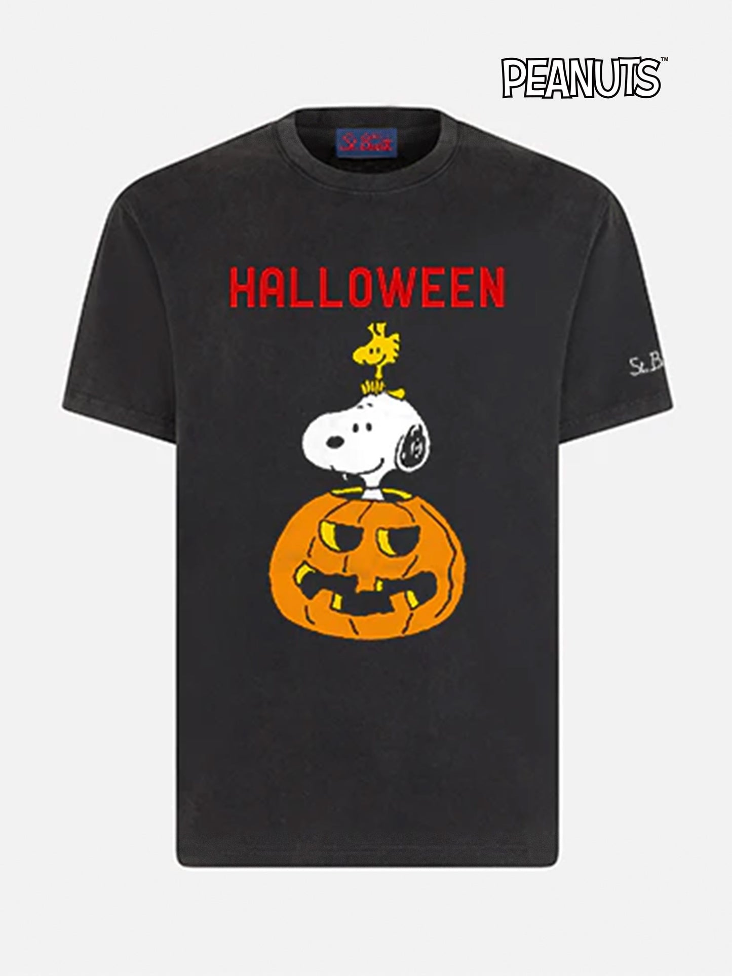 Herren-T-Shirt aus schwerer Baumwolle mit Halloween-Aufdruck | SNOOPY – PEANUTS™ SONDEREDITION