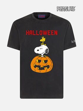 Herren-T-Shirt aus schwerer Baumwolle mit Halloween-Aufdruck | SNOOPY – PEANUTS™ SONDEREDITION