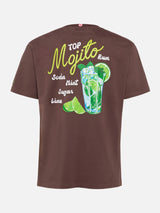 Winter cotton t-shirt Arnott with Mojito print