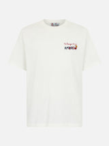 Man heavy cotton t-shirt Arnott with Ho bisogno di un amaro embroidery