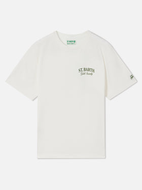 T-shirt Arnott blanc avec imprimé St. Barth Golf Society 