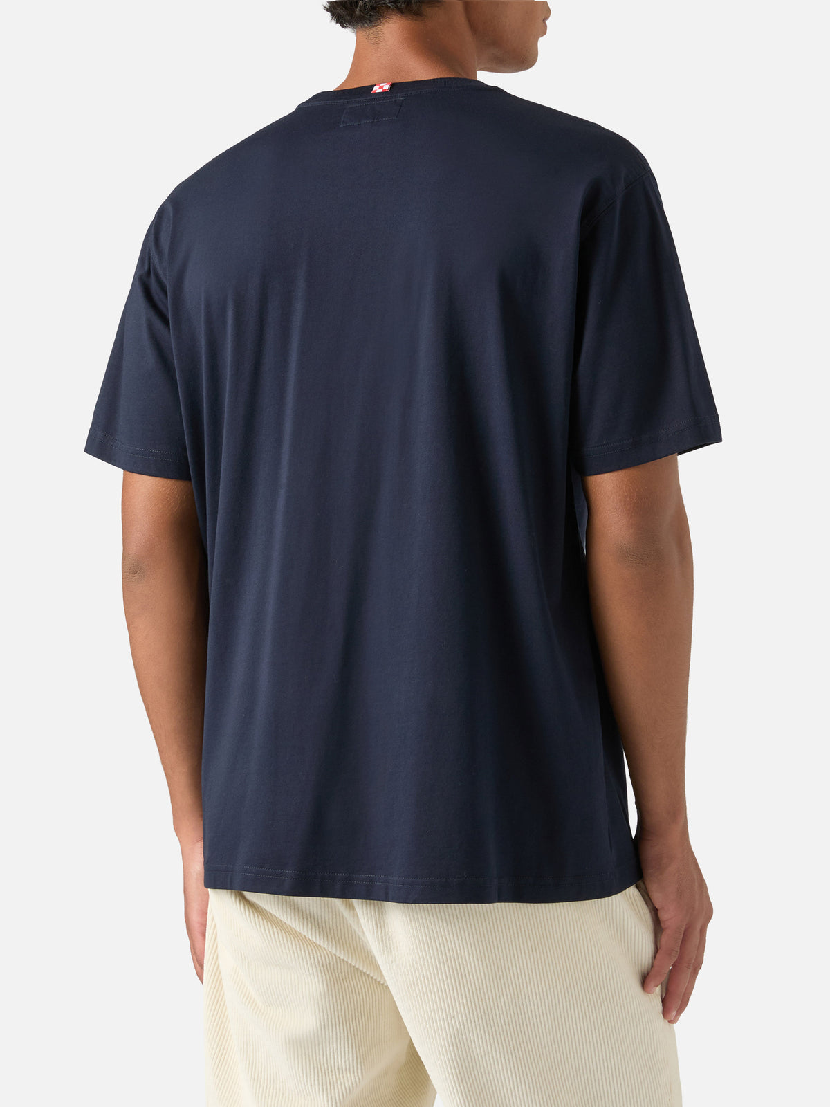 Camiseta de algodón Navy blue Arnott con bordado It's Spritz O'Clock 