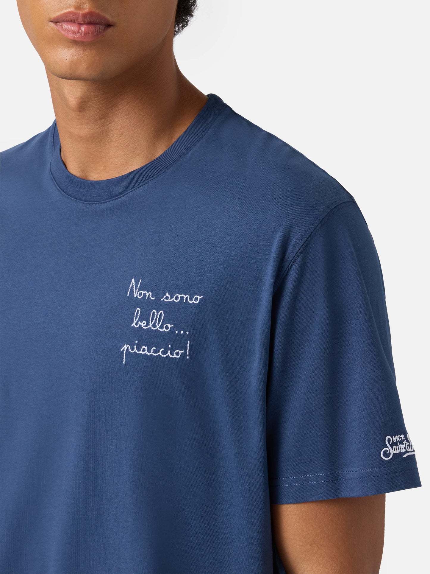 T-shirt Arnott Warm in cotone invernale con ricamo Non sono bello… piaccio! | VACANZE DI NATALE EDIZIONE SPECIALE