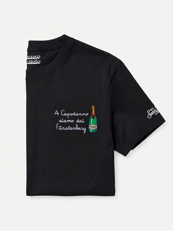 T-shirt Arnott Warm in cotone invernale con ricamo Dai Fürstenberg! | VACANZE DI NATALE EDIZIONE SPECIALE