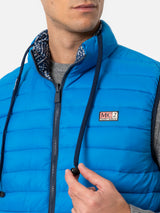 Man bluette padded vest Aspen