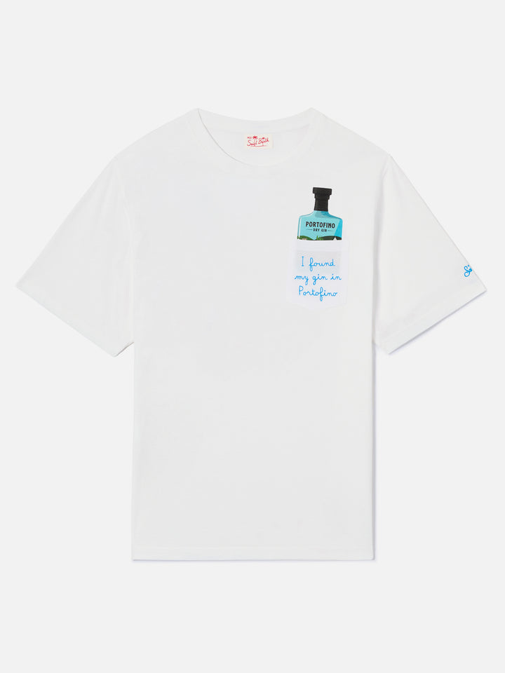 Austin cotton t-shirt with Portofino Gin embroidery | Special Edition
