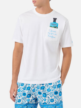 T-shirt Austin in cotone con ricamo Portofino Gin | Special Edition