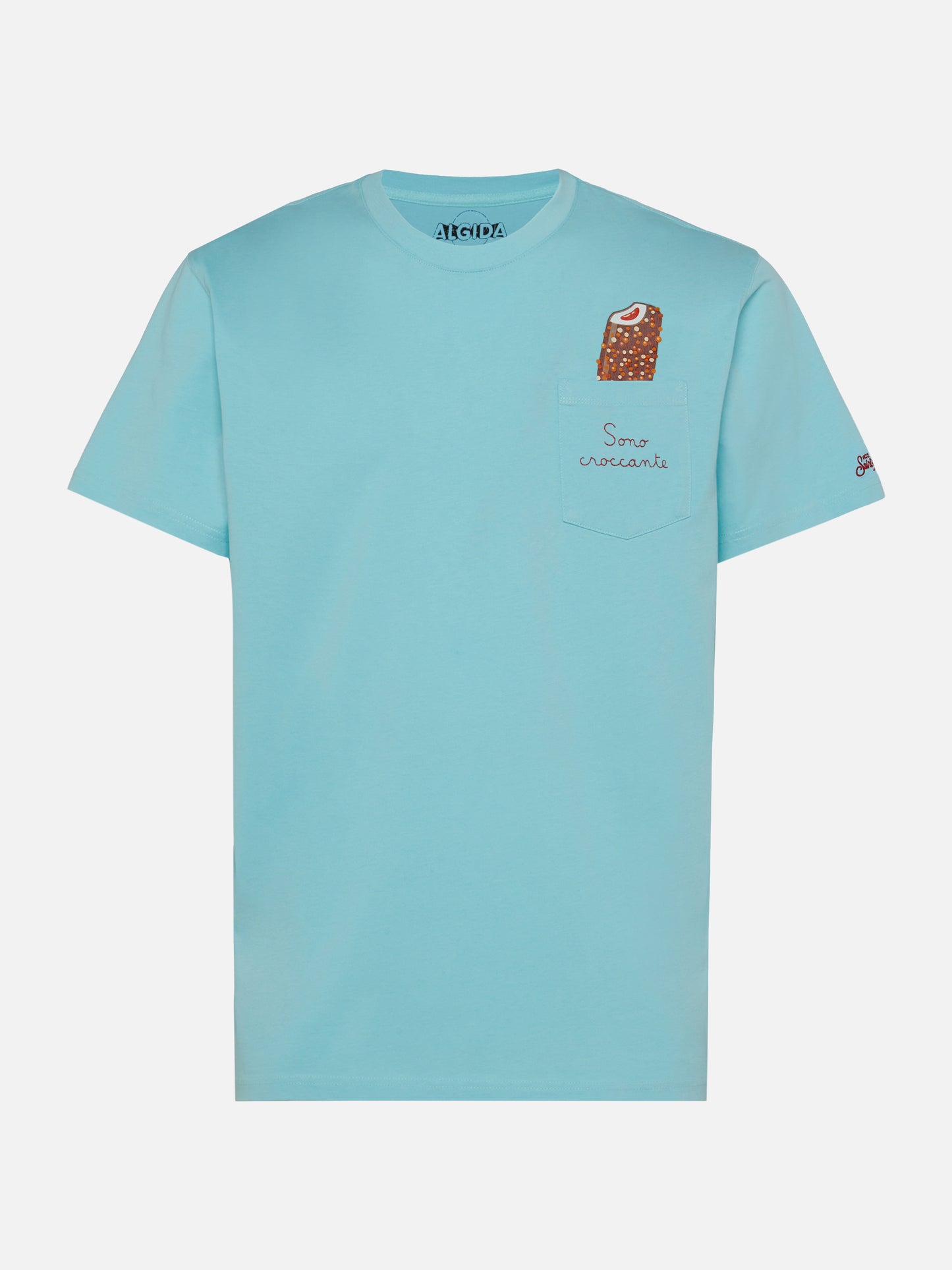 Man cotton t-shirt Austin with Sono croccante embroidery | ALGIDA SPECIAL EDITION