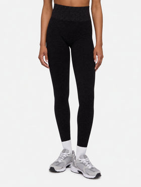 Leggings negros de lurex Avice 