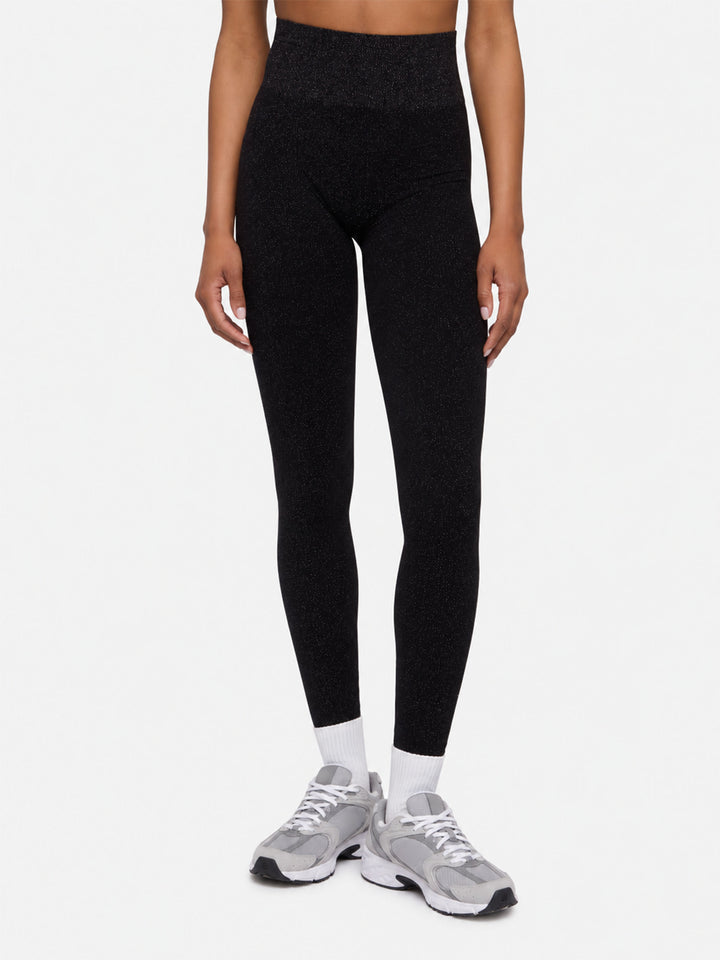 Black lurex legging Avice
