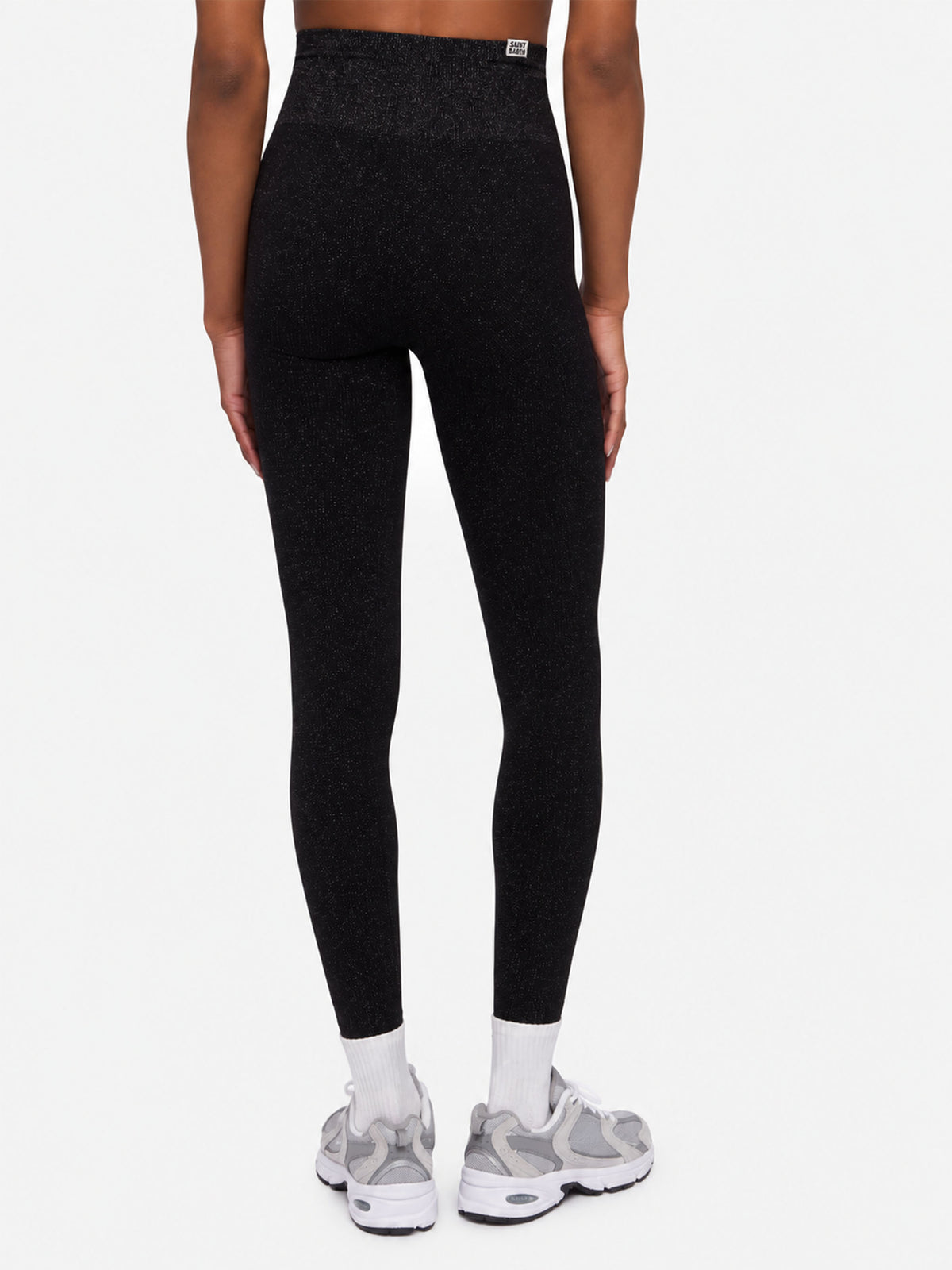 Leggings negros de lurex Avice 