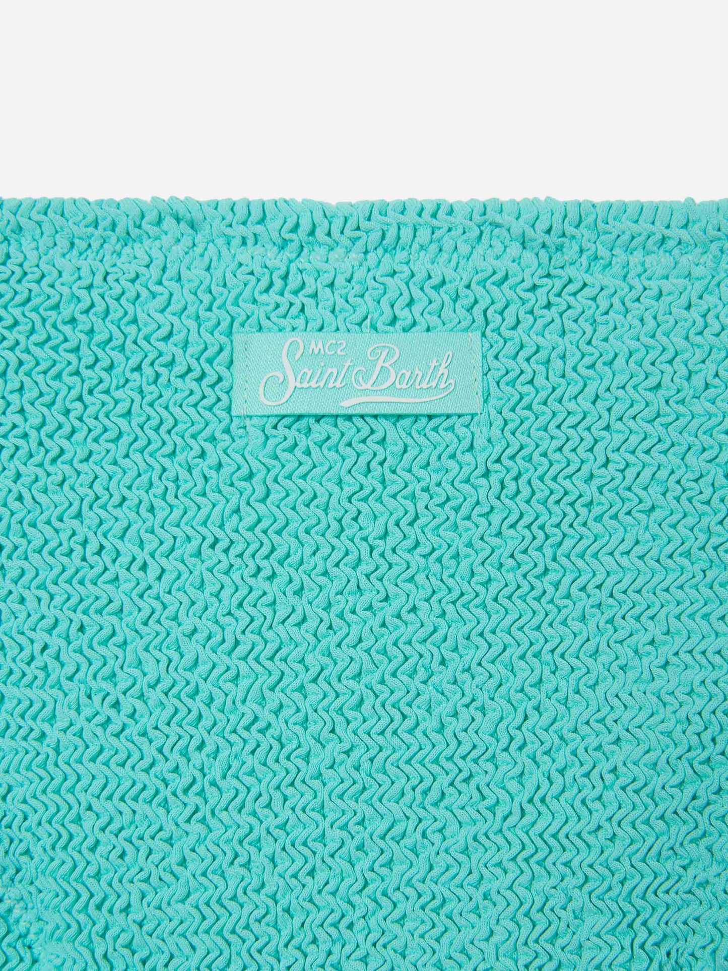 Baker crinkle bikini in water green